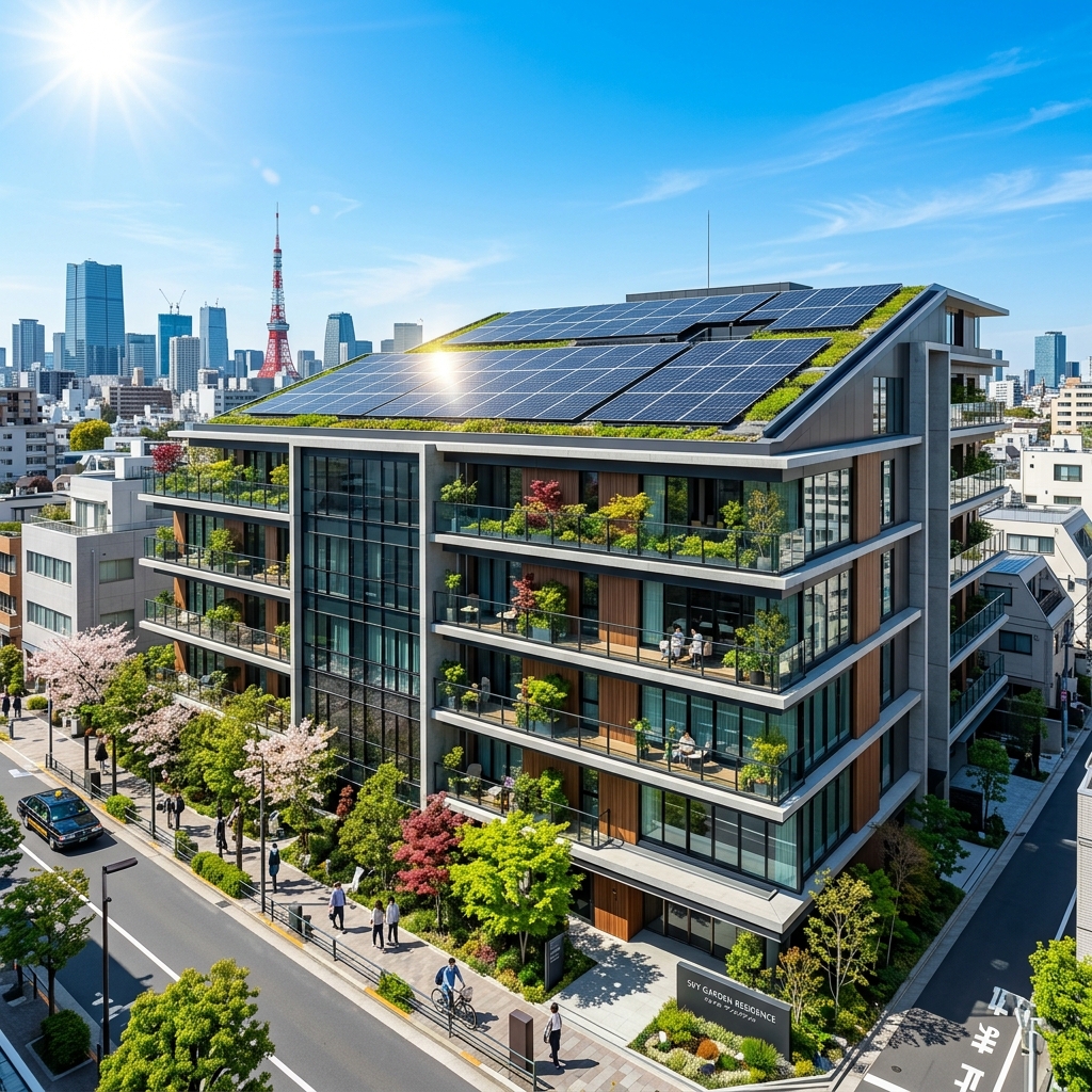 マンションソーラーパネル設置マンション